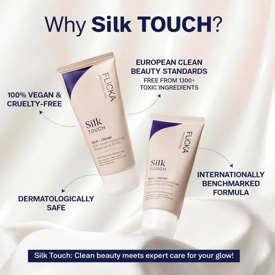 Flicka Silk Touch l Moisturiser + Primer + Sunscreen l Buy 1 Get 1 Free
