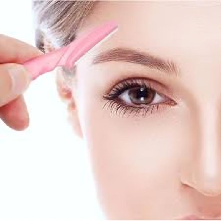 2 In 1 Eyebrow Razor Set Eyebrow Shaver For Women Men Eyebrow Scissors With Comb Brow Trimmer Scraper